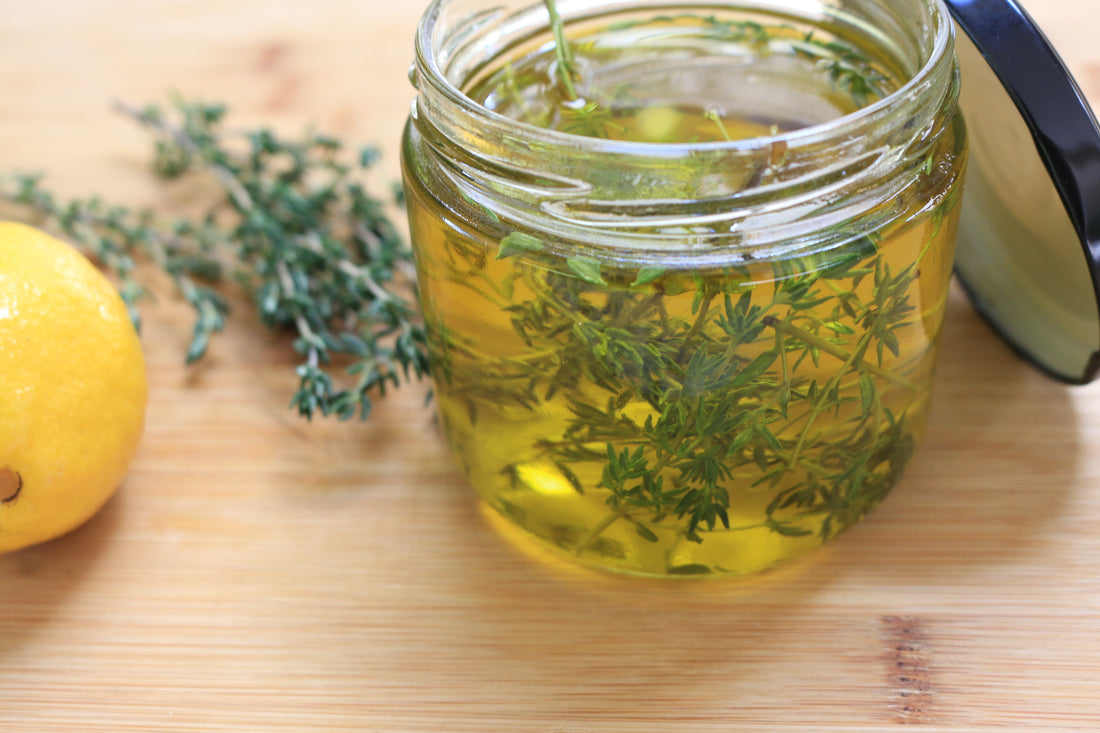 Thyme Lemon Infused Olive Oil