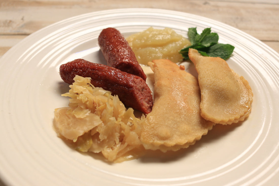 Paleo Pierogies and Polish Sausage
