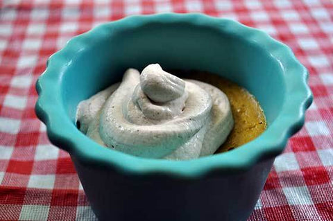 Easy Paleo Pumpkin Soufflé with Coconut Whipped Cream