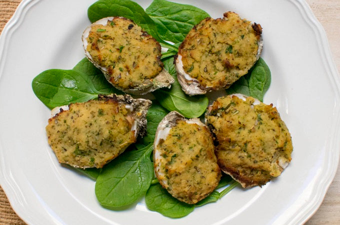 AIP Oysters Oreganata