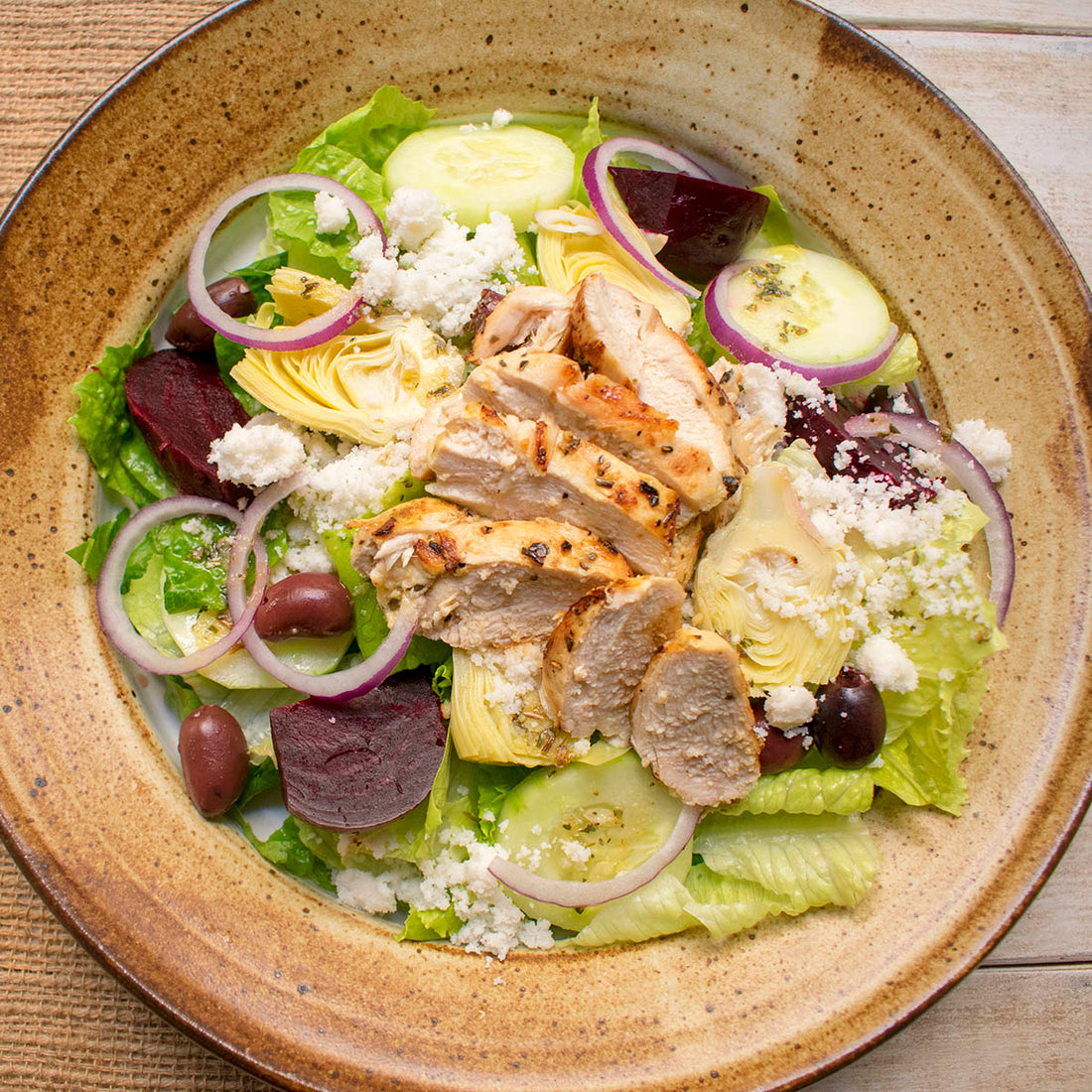 AIP Chicken Souvlaki Greek Salad