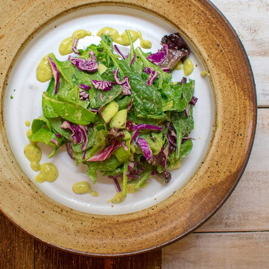 AIP Green Salad with Creamy Italian Dressing