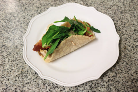AIP/Paleo Chicken, Bacon and Spinach Wrap