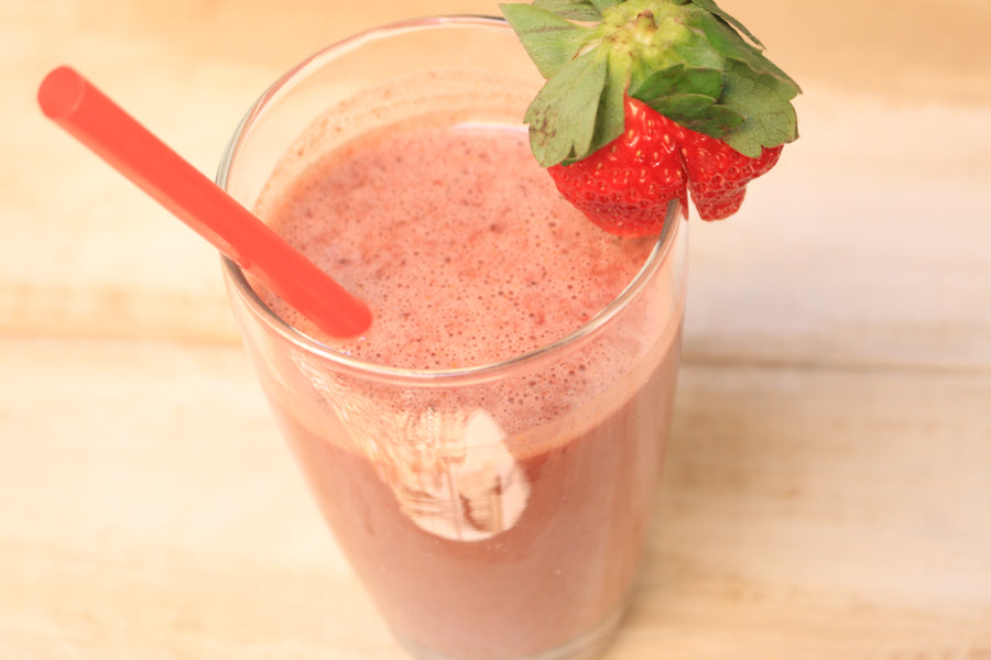 Paleo AIP Chocolate Covered Strawberry Smoothie