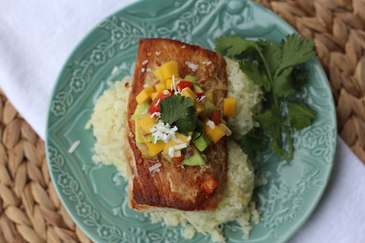 Paleo Pan Seared Mahi Mahi