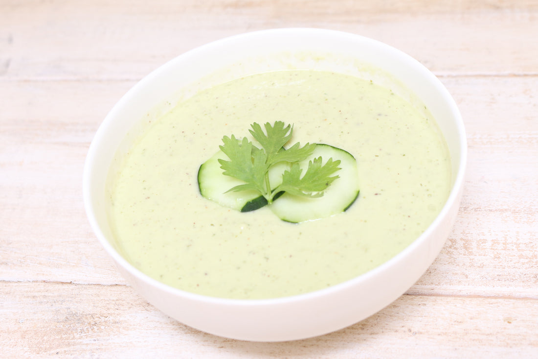 AIP Creamy Avocado Cucumber Soup