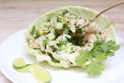 AIP Shrimp Ceviche with Avocado and Apple