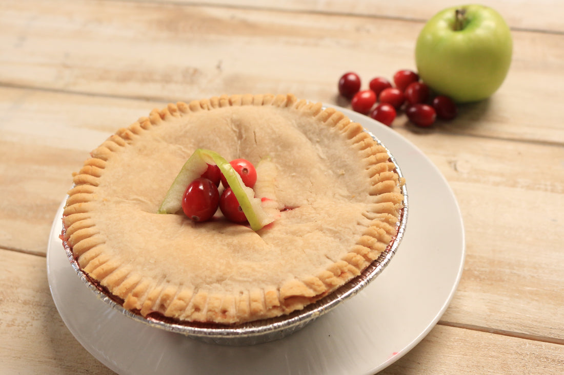 Paleo Grain-Free Apple Cranberry Pie