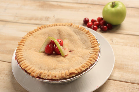 Paleo Grain Free Apple Cranberry Pie