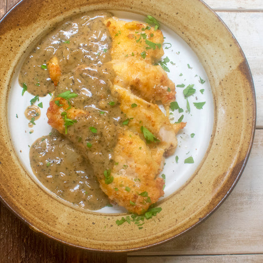 AIP Chicken Scallopini with Lemon Garlic Cream Sauce