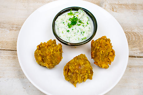 AIP Mofongo Balls with Cilantro Lime Sauce