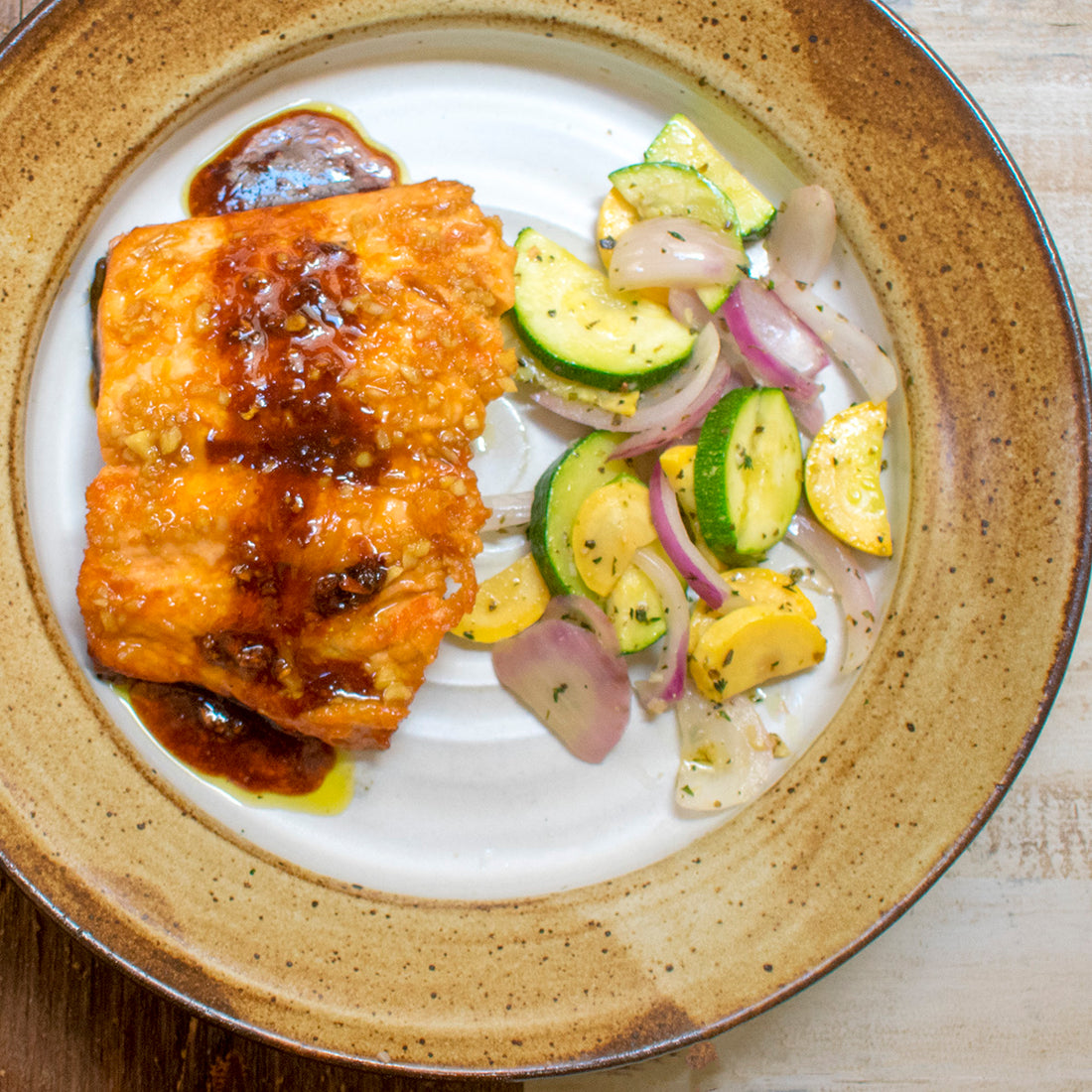 AIP Seared Honey Orange Glazed Salmon