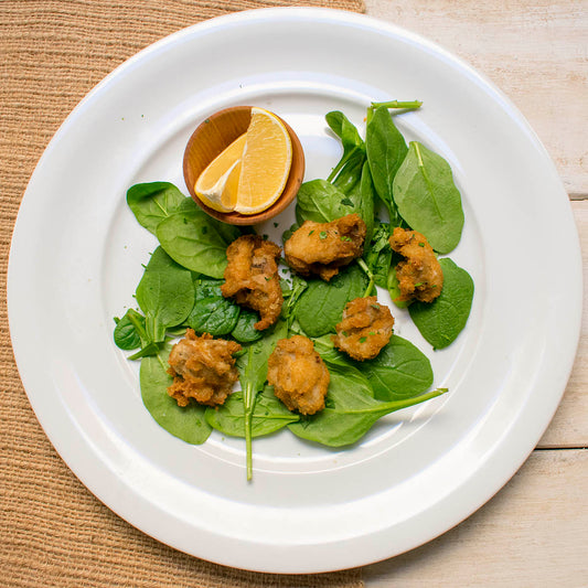 Southern Fried Oysters with Lemon and Parsley