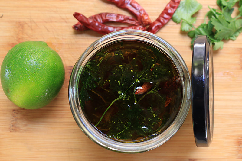 Cilantro Lime Chili Infused Oil