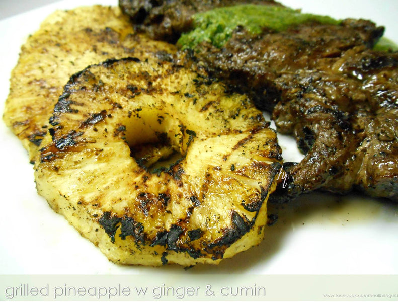Grilled Pineapple with Ginger and Cumin