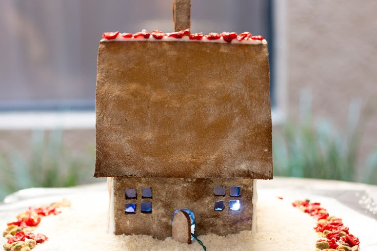 paleo gingerbread house