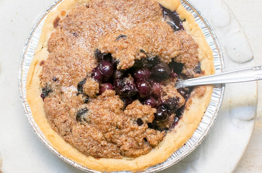 paleo blueberry crumble