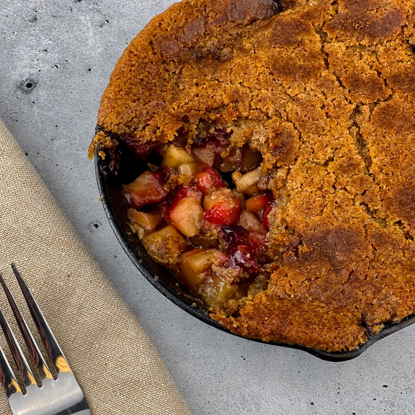 Autumn Harvest Cobbler With Apples, Pears, And Cranberries By Paleo On The Go - Paleo Desserts - AIP Desserts