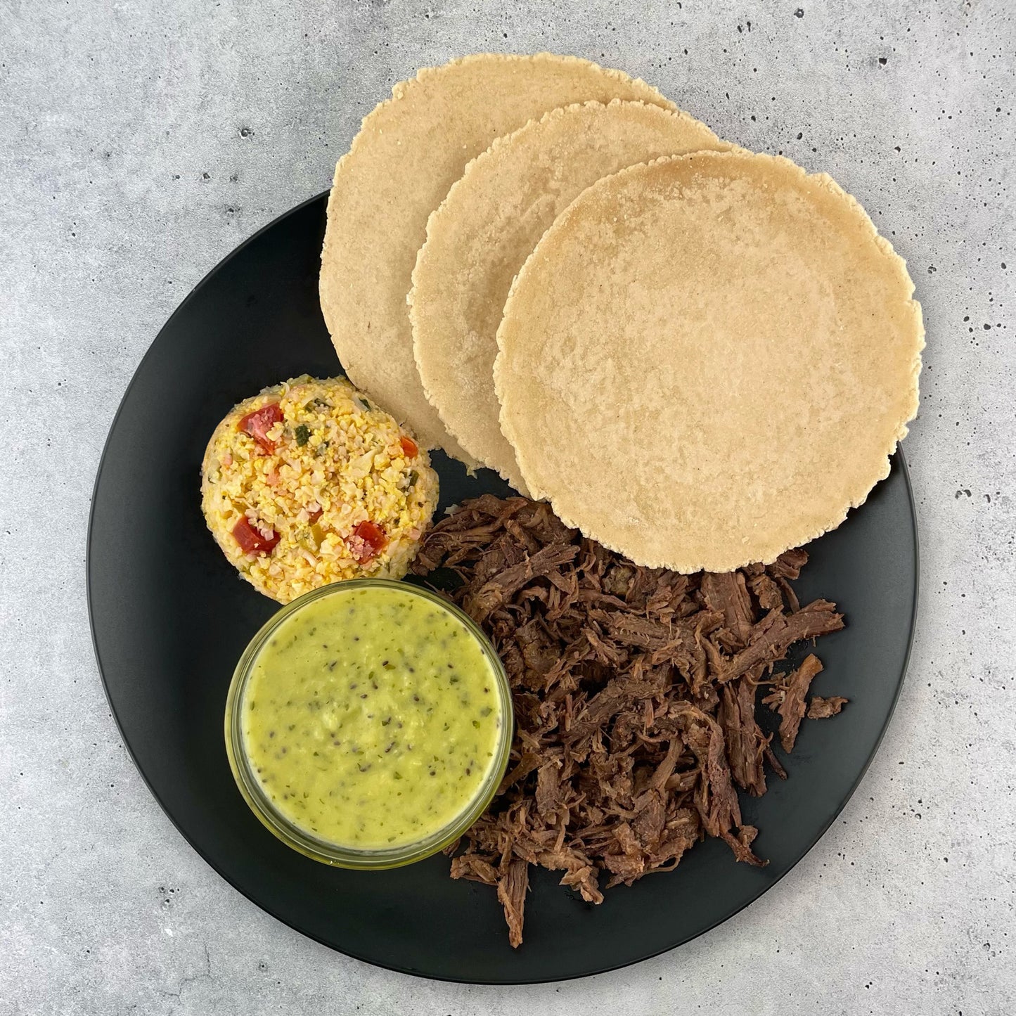 Grass-Fed Beef Taco Kit with Salsa Verde and Cilantro Pico Rice Plus Tortillas