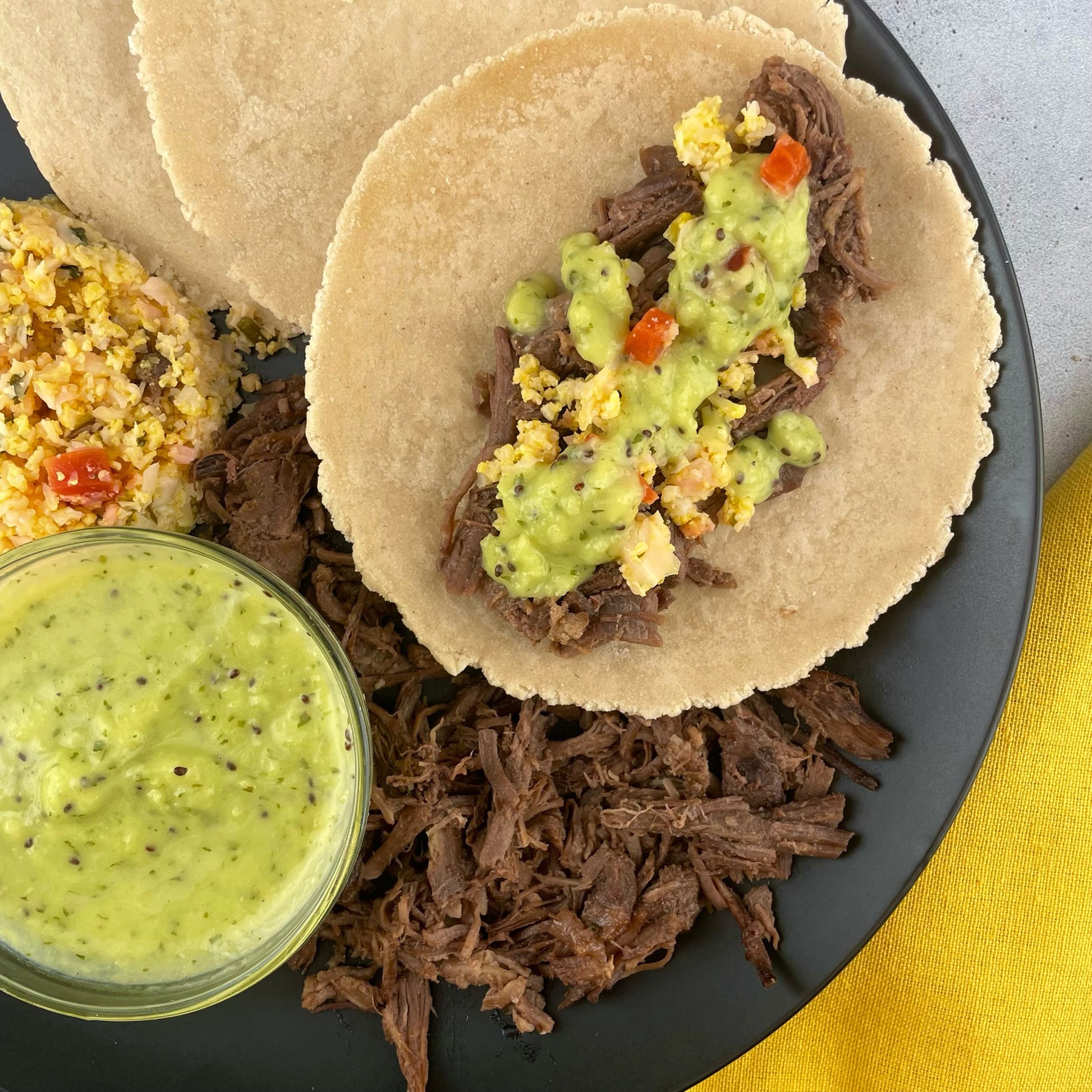 Grass Fed Beef Taco Kit With Salsa Verde AIP Friendly Paleo Meals