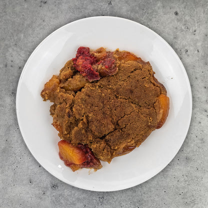 Paleo Peachberry Cobbler