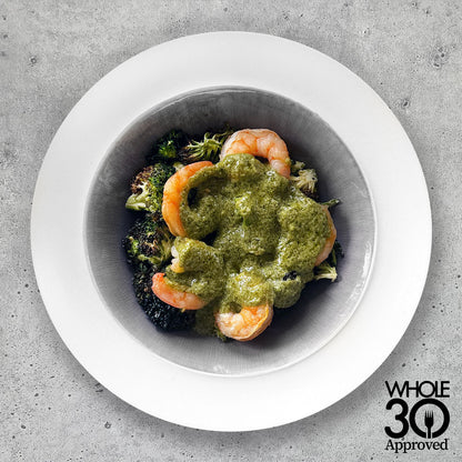 Pesto Shrimp with Broccoli AIP and Paleo Friendly