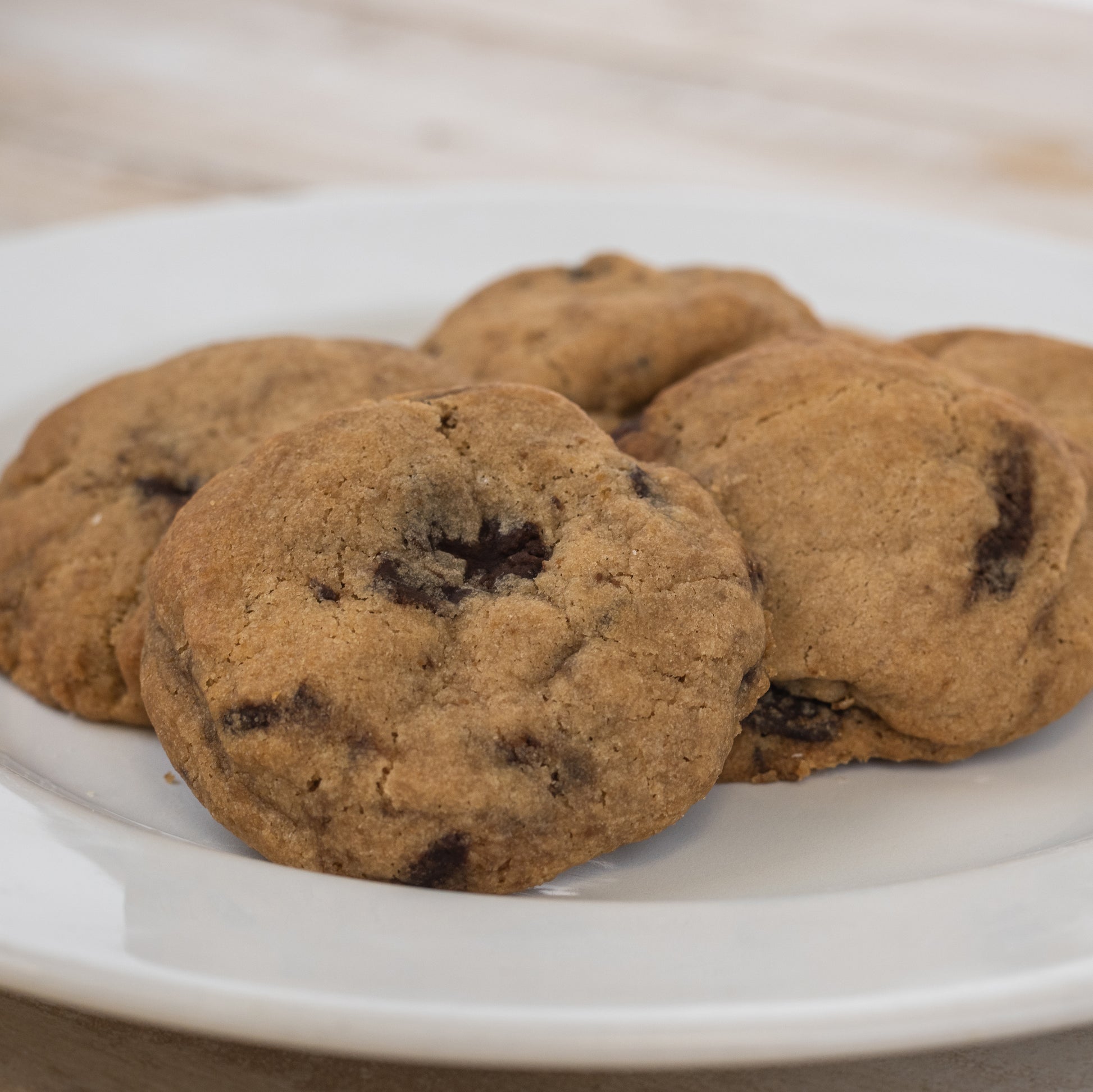 Paleo AIP Carob Chunk Cookies Close Up