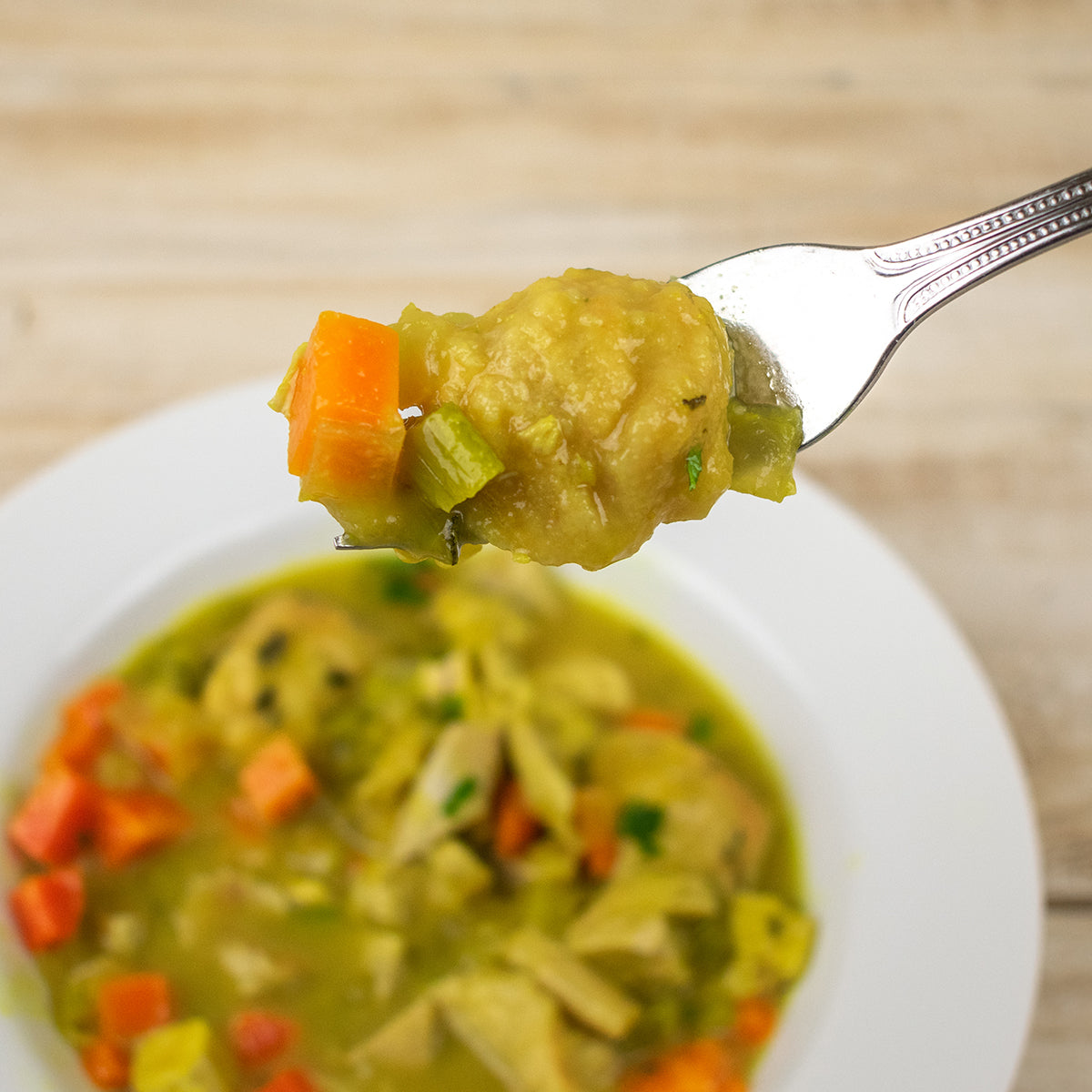 AIP Paleo Chicken Dumplings Close up