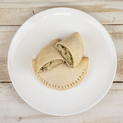 Paleo Garlic Chicken Broccoli Empanada