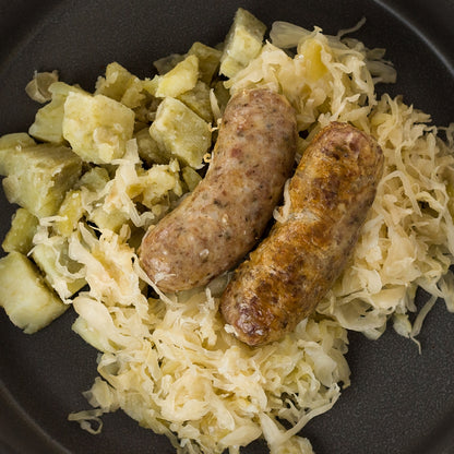 aip brats sauerkraut potatoes