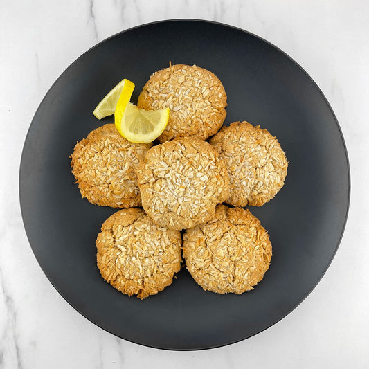 Lemon Cookies With Sprinkled Coconut AIP